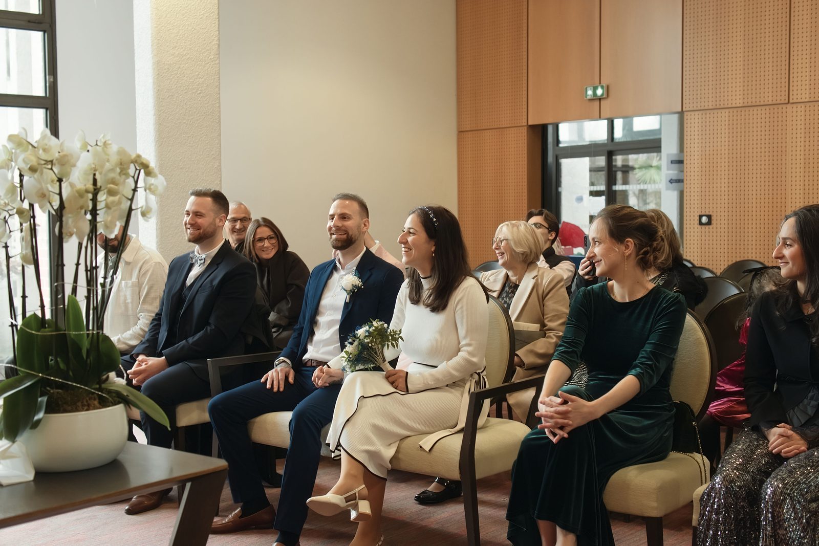 Moment du mariage de Dalya et Anthony au Domaine de la Roche Couloir à Chevreuse — photographie 5