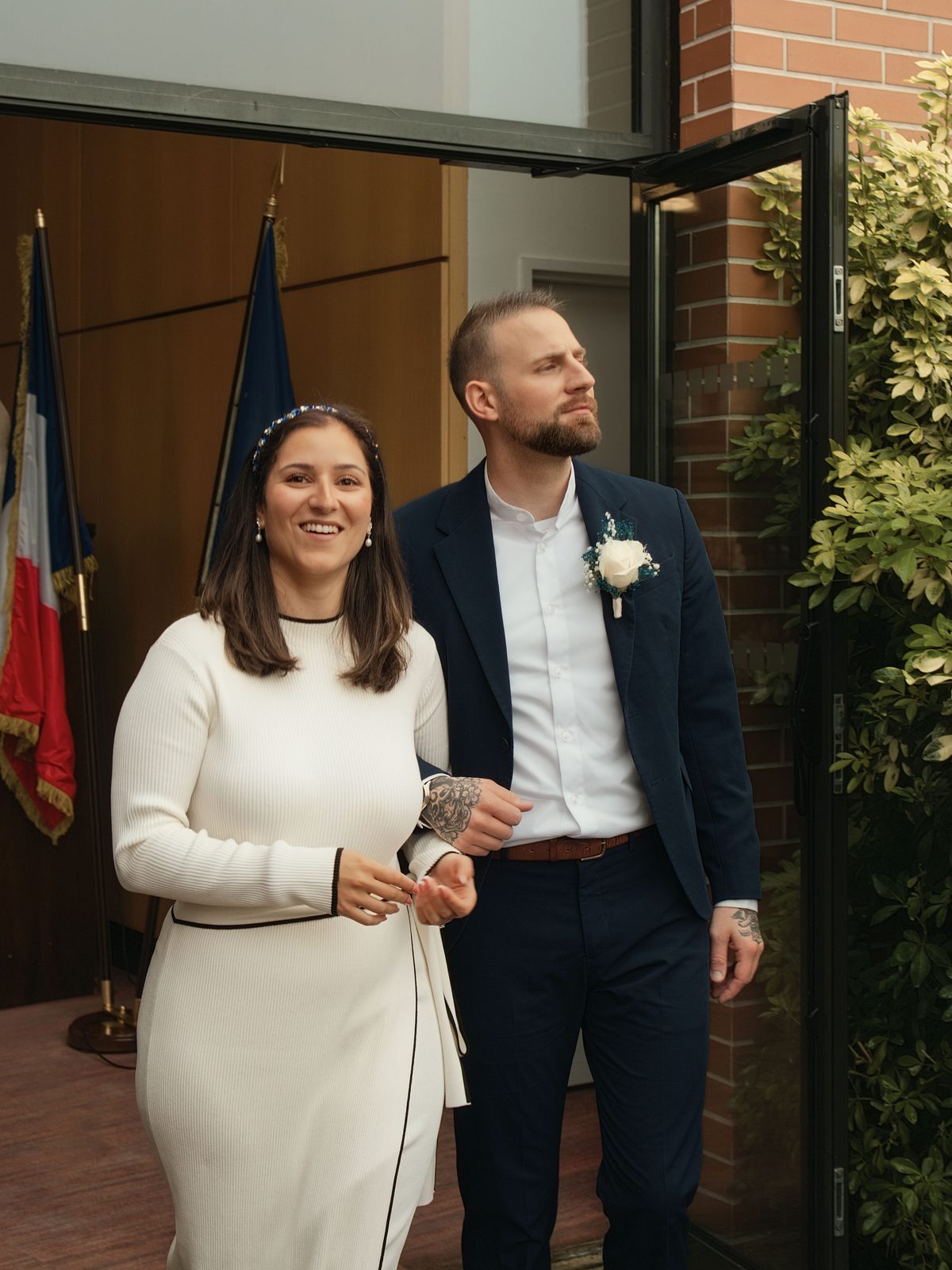 Moment du mariage de Dalya et Anthony au Domaine de la Roche Couloir à Chevreuse — photographie 10