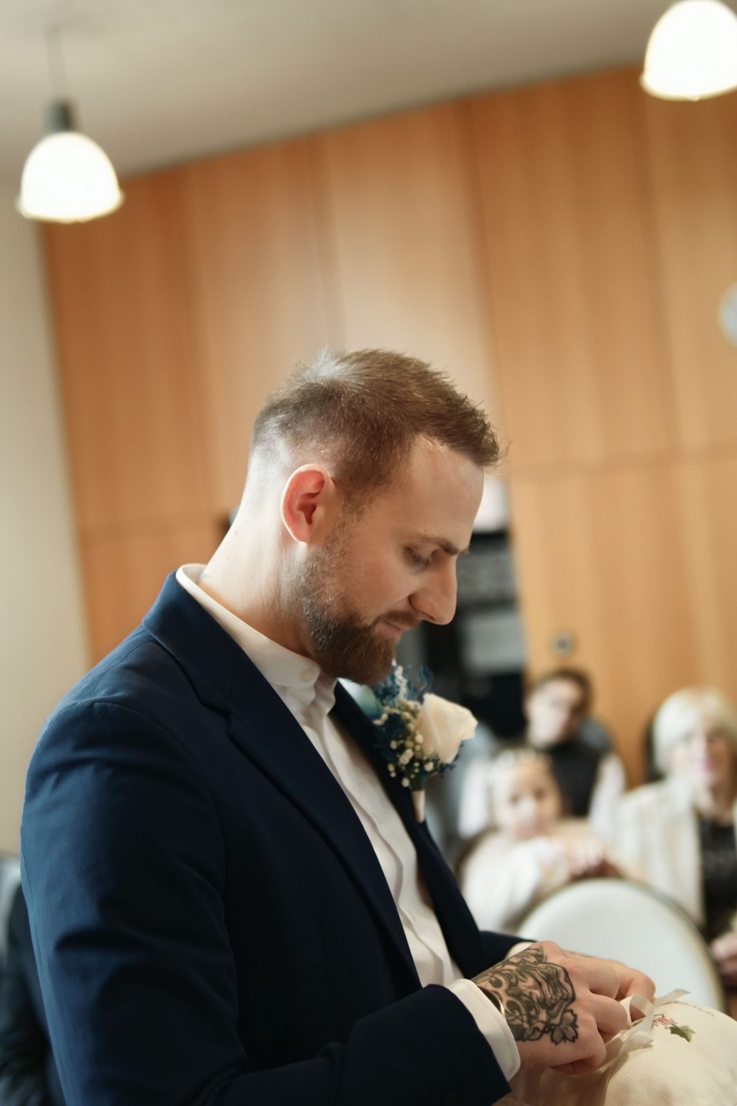 Moment du mariage de Dalya et Anthony au Domaine de la Roche Couloir à Chevreuse — photographie 14