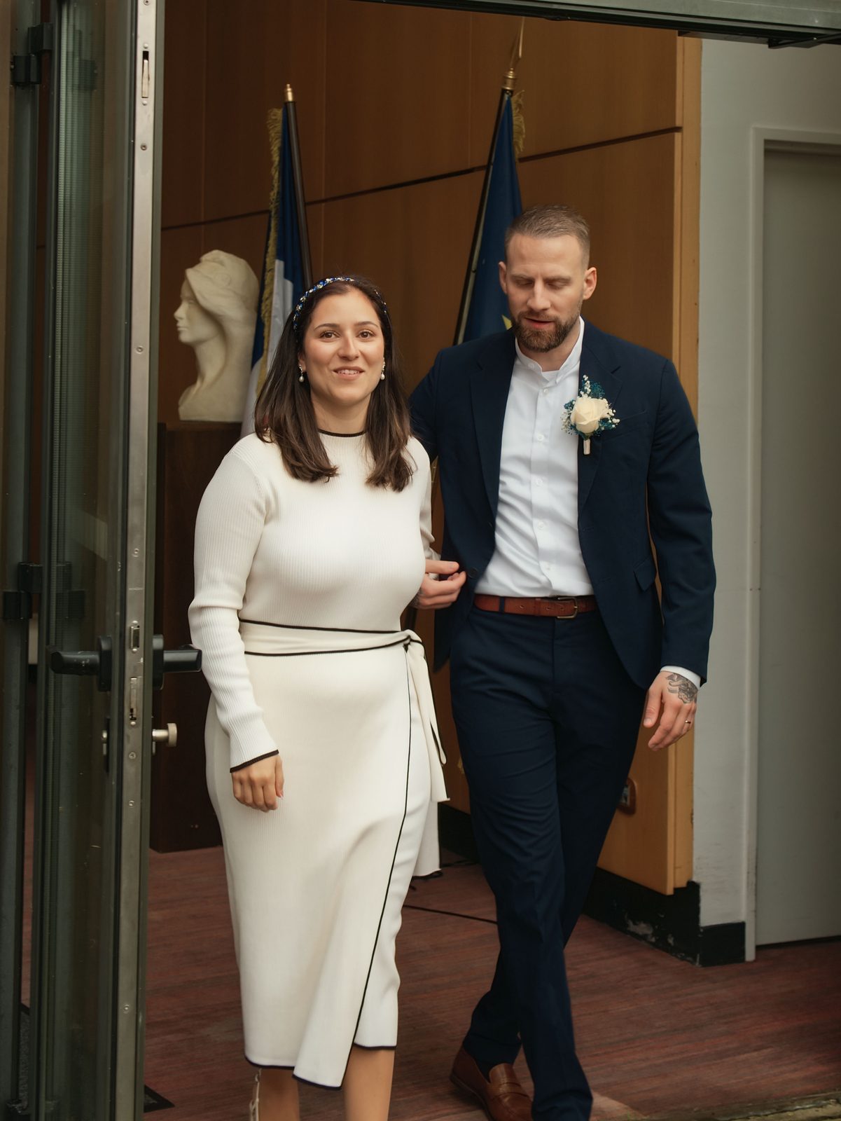 Moment du mariage de Dalya et Anthony au Domaine de la Roche Couloir à Chevreuse — photographie 16