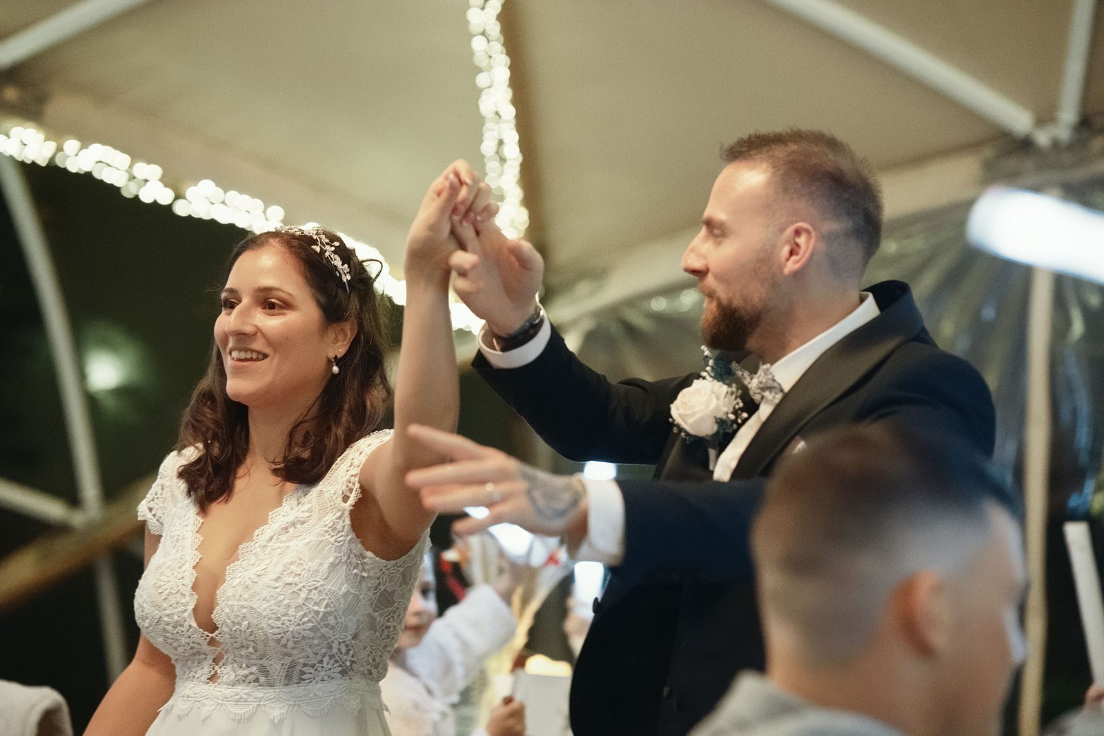 Moment du mariage de Dalya et Anthony au Domaine de la Roche Couloir à Chevreuse — photographie 18